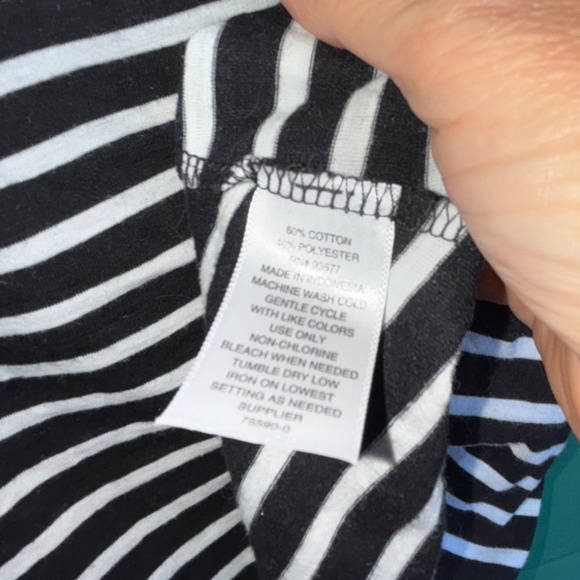 A.N.A XL black and white stripe top - Picture 8 of 9